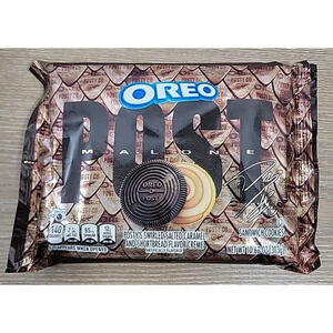 NEW OREO POST MALONE EDITION SALTED CARAMEL SHORTBREAD SANDWICH COOKIES 10.68 OZ